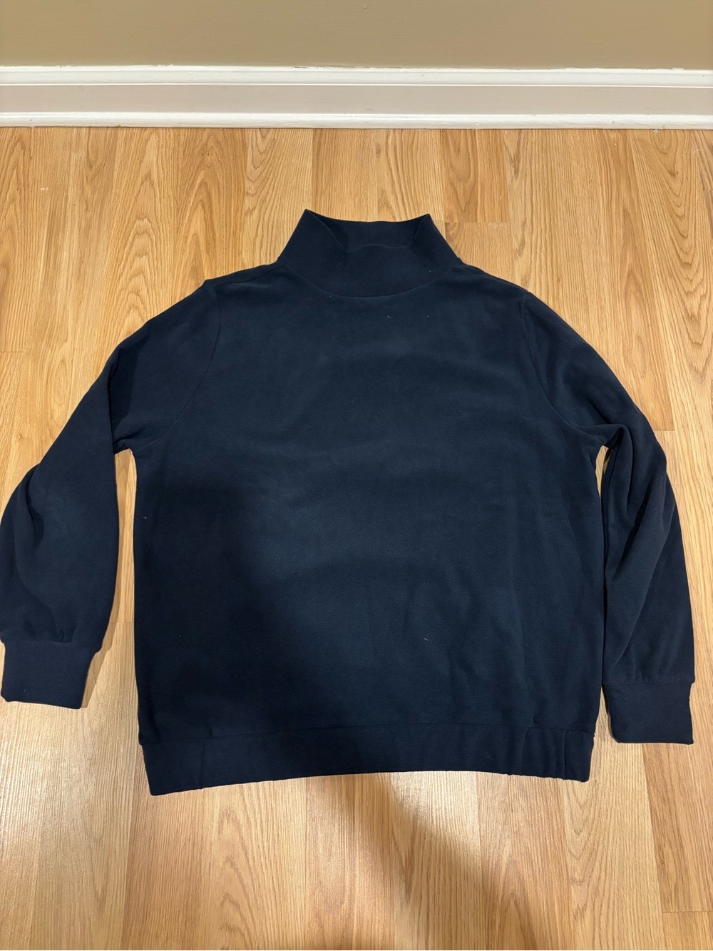 Dudley Stephen’s Classic Navy Mock Neck Sweatshirt